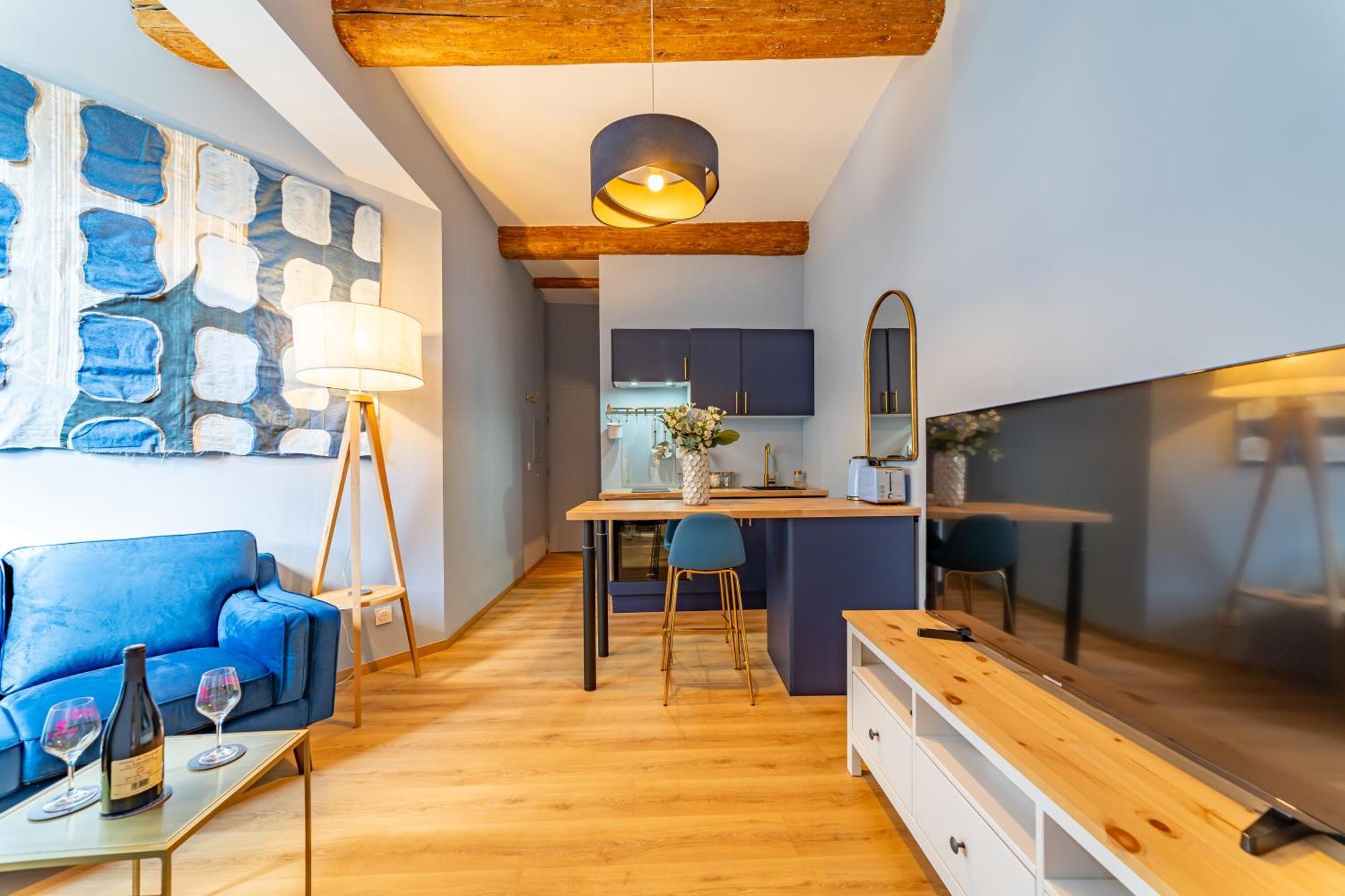 Le Bleu Jean Denim Arenes - Nuit A Appartement Nîmes